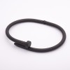 Braccialetto «Chiodo» colore metallo nero, chiusura hi-tech, circonferenza 18 cm