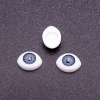 Forniture «Occhi vivi» – coppia di occhi grigi con pupilla grigia, diametro 8 mm, 11×14 mm, confezione da 50 paia