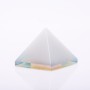 Piramide souvenir in pietra lunare pressata, altezza ±25 mm, lunghezza ±30 mm