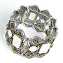 Bracciale con inserto di madreperla