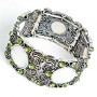 Bracciale con inserto in madreperla