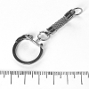 Prezzo per confezione / 10 pezzi — Base per portachiavi 65 / 23 mm