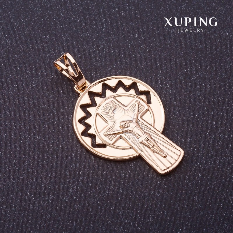 Pendente Xuping Croce dorata 37x20 mm
