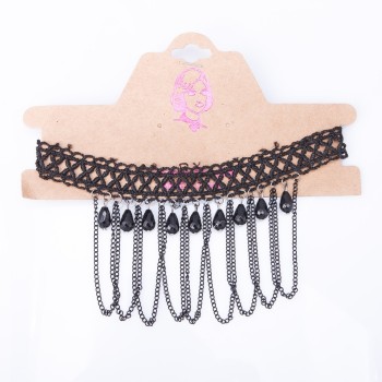 Choker da collo «Venezia» con perline bicone