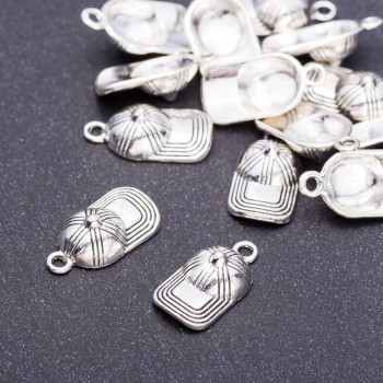 Fornitura pendente Berretto, diametro 10 mm, lunghezza 19 mm foro Ø 3 mm confezione 20 g ± 15 pz