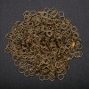 Fornitura di anelli di collegamento, diametro 6,5 mm, confezione da 30 g, colore bronzo