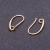 Ganci per orecchini, lunghezza 18 mm, colore «oro chiaro»
