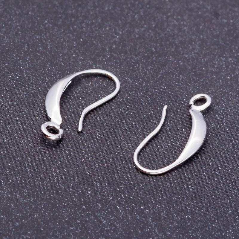Ganci per orecchini L 20 mm colore «argento»