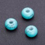 Perla Pandora Turchese 14x10 mm, foro 5 mm