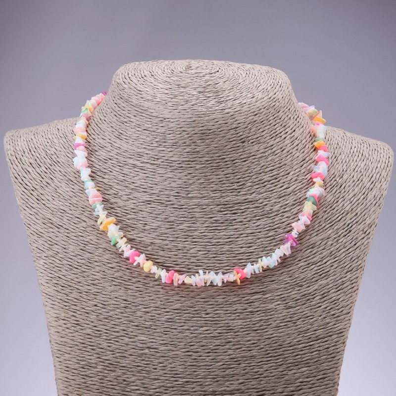 Collana di opale «granuli», diametro 6 mm, lunghezza 45 cm