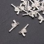 Pendente Nagan, diametro 1,8 mm, lunghezza 24×12 mm, confezione 20 g ± 16 pezzi