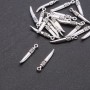 Fornitura pendente Lama d2, 5 mm -, lunghezza 26×4 mm confezione 20 g + - 21 pezzi