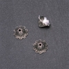 Terminali per perline 16x11 mm, diametro 3 mm, confezione da 18 pezzi