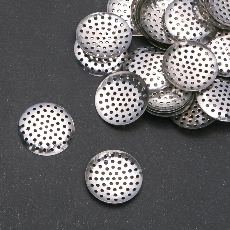 Base per spilla «colapasta» setaccio, diametro 24 mm confezione da 48 pezzi