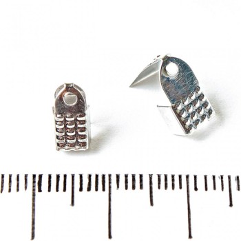 Chiusure a crimps per fili 5×11 mm, confezione da 50 pezzi