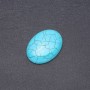 Cabochon in pietra turchese (pressato) 38×28 mm