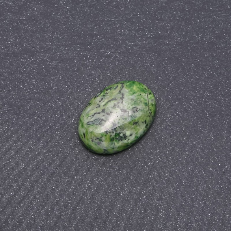 Cabochon diaspro verde sintetico 25x18 mm