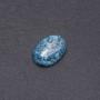 Cabochon diaspro azzurro sintetico 25x18 mm