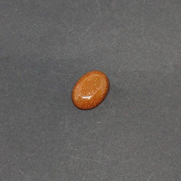 Cabochon Avventurina «Sabbia dorata» artificiale 25×18 mm