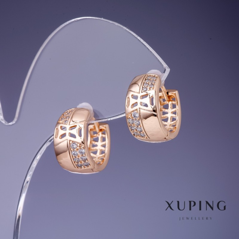 Orecchini Xuping 15x8 mm «oro 18K»