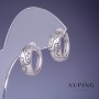 Orecchini Xuping 16×7,5 mm rodio