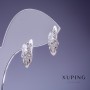 Orecchini Xuping Tulipano 15×8 mm rodio