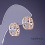 Orecchini Xuping 15×9 mm «oro 18K»