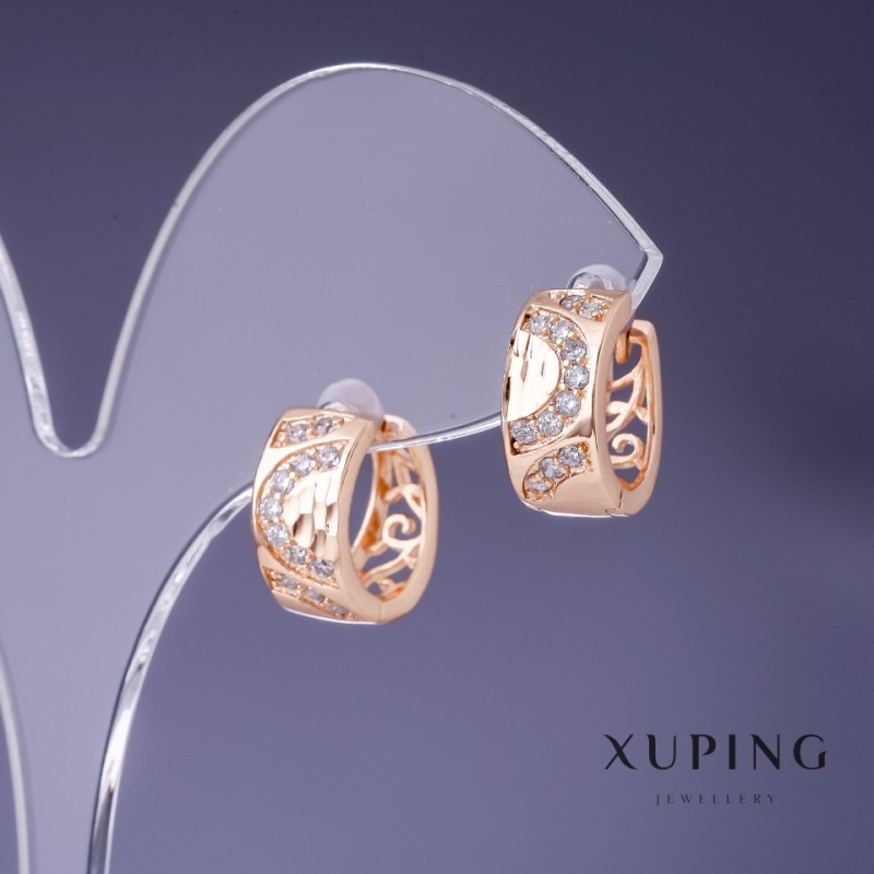 Orecchini Xuping 14×7 mm 'doratura 18K'