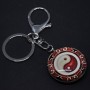 Portachiavi Yin-yang, lunghezza 10 cm