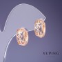 Orecchini Xuping 8×15 mm doratura in oro 18K
