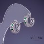 Orecchini Xuping 6×14 mm rodio
