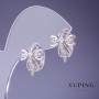 Orecchini Xuping rodiati 13x16 mm