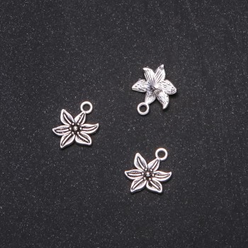 Fornitura pendente Fiore 13×16 mm confezione 20 g ±25 pezzi