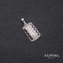 Pendente Xuping rodio 25×19×12 mm