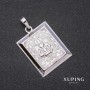 Ciondolo Xuping Sura 39×30×25 mm rodio