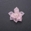 Toppa decorativa Fiore di loto acrilico rosa, diametro 40 mm