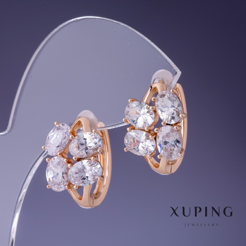 Orecchini Xuping 18x13 mm «doratura 18K»