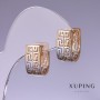 Orecchini Xuping 17x9 mm «doratura 18 kt, rodio»