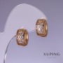 Orecchini Xuping 15x8 mm doratura 18K