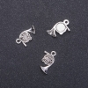 Fornitura pendente Corno in pistoni, diametro 16mm, lunghezza 12mm, diametro 1,8mm confezione 20g 26 pezzi (+ -)