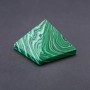 Piramide di malachite pressata, larghezza 38 mm, altezza 30 mm