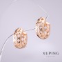 Orecchini Xuping 14×6 mm doratura in oro 18K