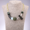 Collana Geometria su catena, lunghezza 50-55 cm
