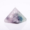 Piramide souvenir pietra naturale Fluorite, altezza 30 mm ±, base 30×30 mm ±
