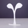 Supporto per gioielli in plastica bianca, altezza 7 cm, larghezza 7 cm