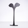 Supporto per gioielli in plastica nera, altezza 132 mm, larghezza 80 mm, profondità 30 mm