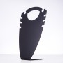 Supporto per gioielli, per 2 paia di orecchini, plastica nera, altezza 195 mm, larghezza 116 mm, profondità 57 mm