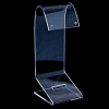Supporto per orecchini, plastica trasparente, altezza 133 mm, larghezza 40 mm, profondità 50 mm