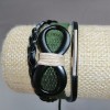 Braccialetto per bambini «Infinità» verde con laccio regolabile