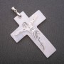 Pendente in madreperla a forma di croce 64×48×78 mm